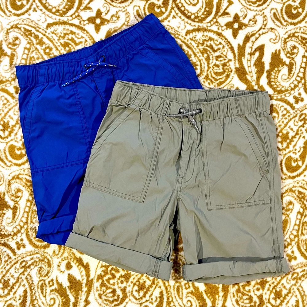 2 pairs boys XL GAP drawstring shorts